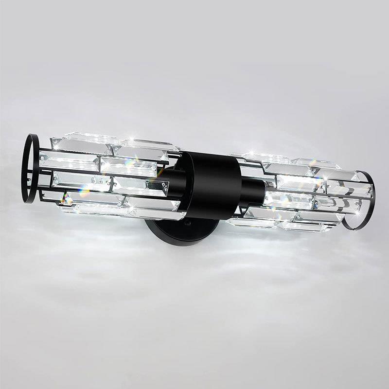 高档水晶壁灯客厅后现代背景墙轻奢水晶灯卧室床头过道亚马逊新款