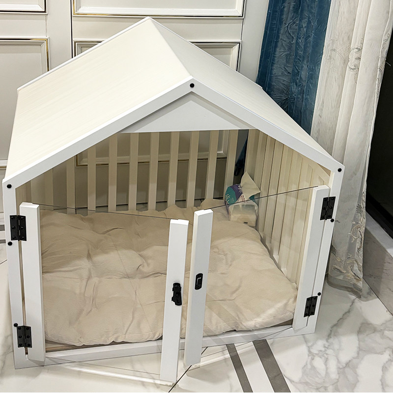 实木房子型狗屋室内小型犬狗窝四季通用狗笼大型犬豪华宠物狗别墅