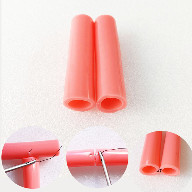 外科缝合工具硅胶肠模块腹腔镜模拟训练吻合肠管模拟教学