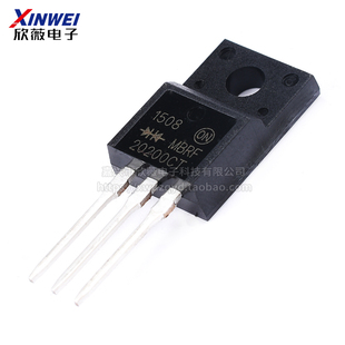全新塑封直插肖特基二极管 MBR20200CT B20200G 20A 200V TO220