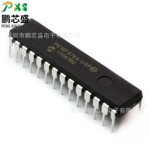PIC16F876A-I/SP 原装全新正品 PIC16F系列8位单片机 20MHz 14KB