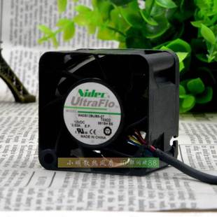 12V 4028 0.53A W40S12BUB5 大风量双滚珠风扇 原装 日本NIDEC
