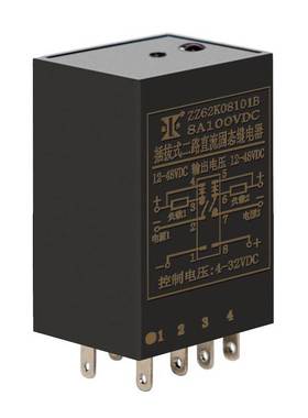 显力电子小型双向直流固态继电器-ZS系列ZS62K08101B 8A100VDC