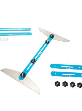 24件套楼梯踏板量规工具 楼梯夹具 测量楼梯 Stair Treads Gauge