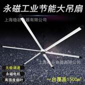 源头厂家永磁工商业节能大吊扇车间仓库工厂防潮强风大吊扇