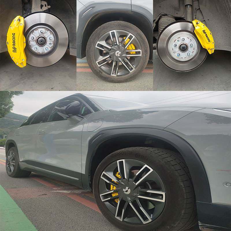 适用蔚来ES6刹车卡钳罩改装 ES7铝合金轮毂卡钳盖ES8改色新版专模