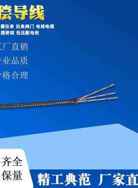 SC-HS-FFRP、SC-HB-FF2*1.5四氟绕包玻璃纤维纱编织耐温补偿导线