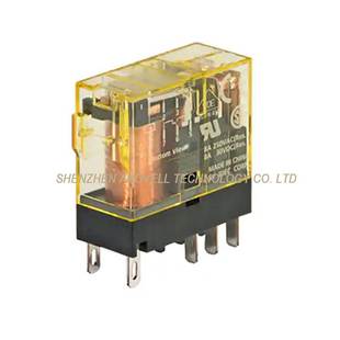 信号继电器 D24 DPDT 24VDC 可插 RJ2S 线圈