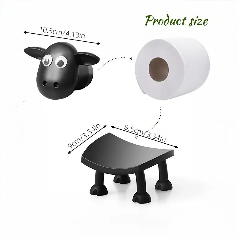 heep toilet roll hol有趣的绵羊卫生纸架居家创意卷纸架