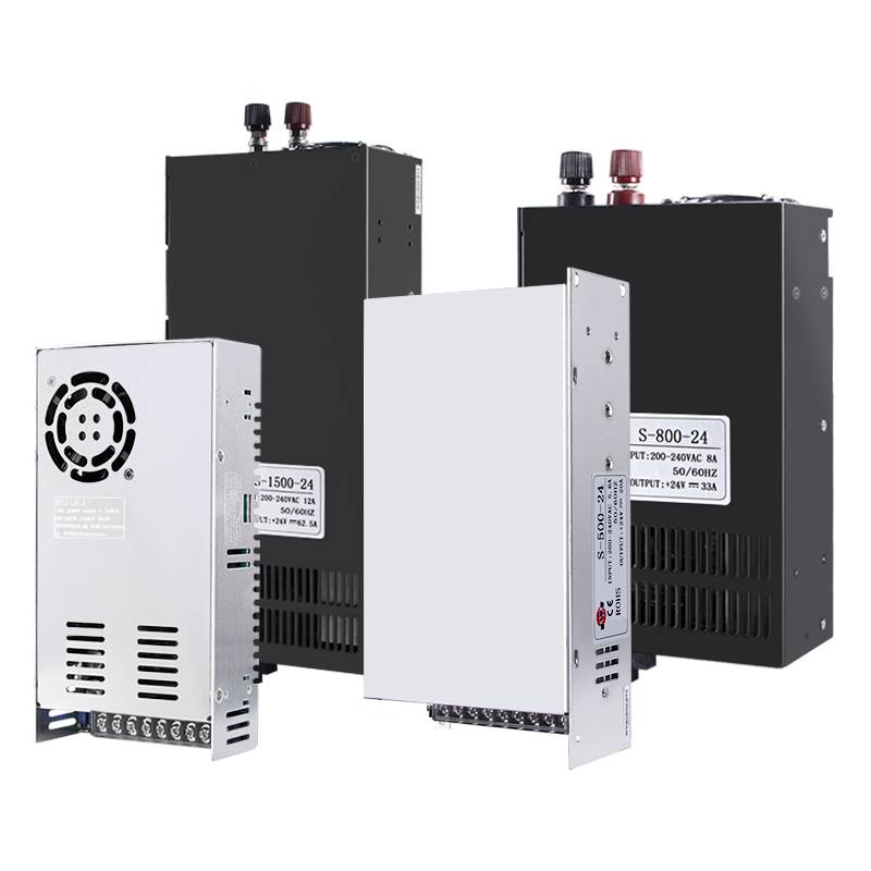 深圳明纬可调开关电源220转换24V12伏大功率1000W3000W变压适配器