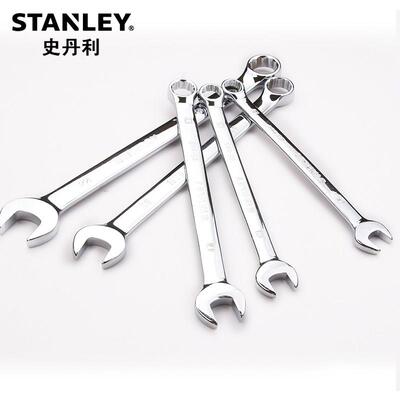 史丹利强力型公制精抛光两用长扳手9mm梅花开口扳手85-594-1-22