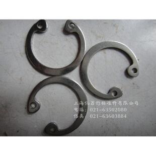 供应GB893不锈钢孔用挡圈/孔卡/C型孔用卡环/孔卡 m52-105