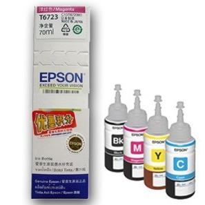 爱普生Epson T6723 红色 原装连供专用墨水 70ml 适用L101 L201