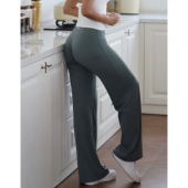 显臀蜜桃瑜伽健身裤 女士中高腰收腹直筒阔腿裤 Airlift Zioccie