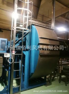 化工尾气处理钛白粉高压防爆内部衬胶离心风机