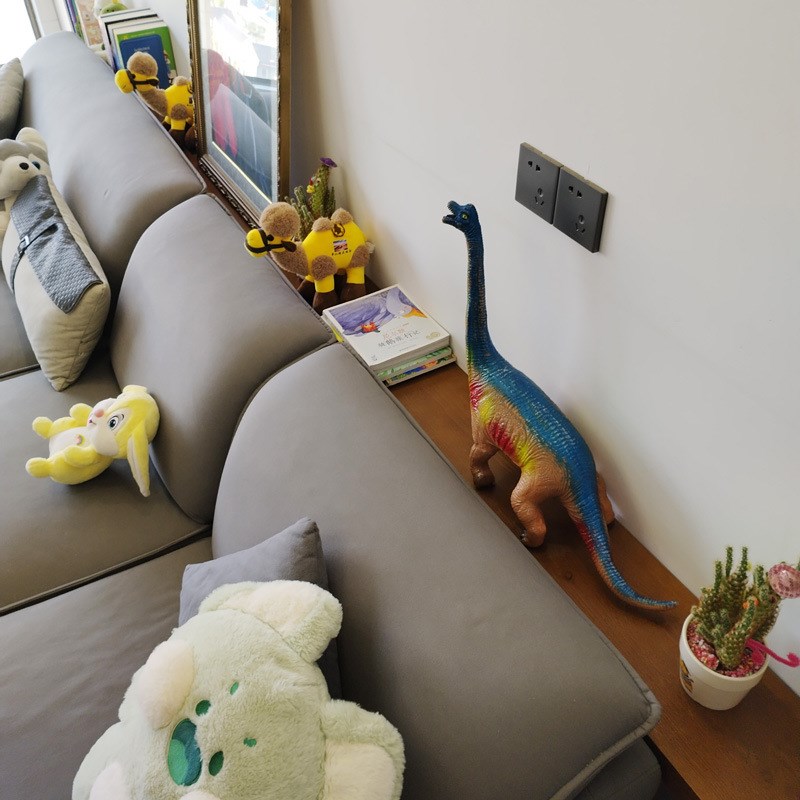 速发餹地隙沙发后置物架实木长条靠墙收纳落4窄缝H架客厅床头书架