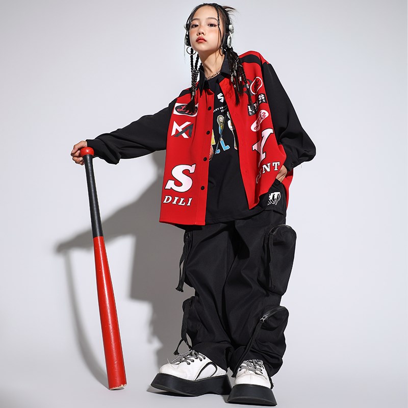速发孩o街舞潮服男孩嘻哈套装潮酷hiph儿p演出服少爵士舞表演服装