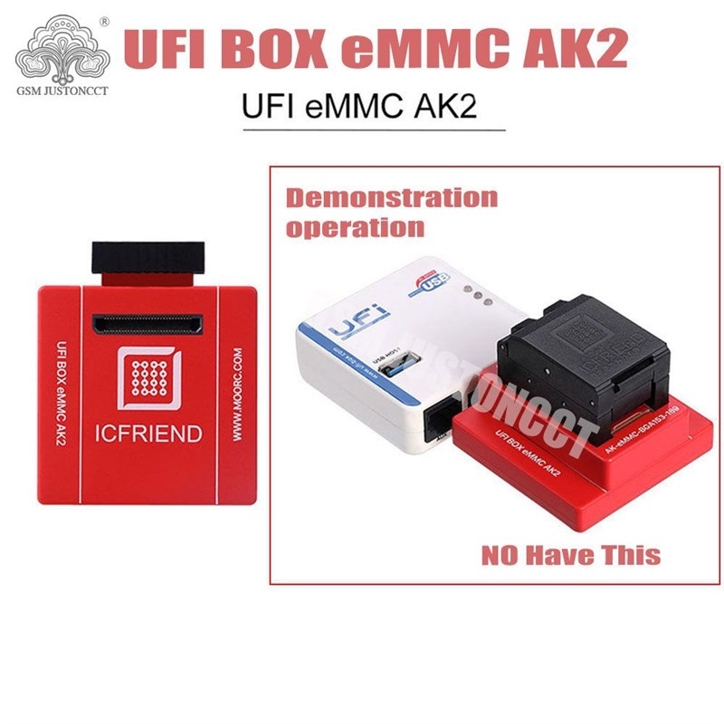速发MOORC FRIED eMMC AK2 Adaptador  UFI BOX