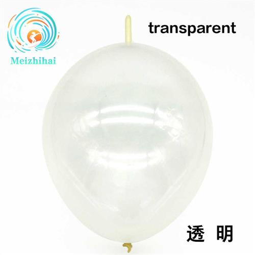 速发10寸尾巴气球 婚房气球耶诞节气球 爱心造型布置气球婚庆气球