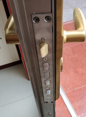 速发双厚锁体方头圆头方活加快门锁通用型不锈钢锁具双舌大圆柱