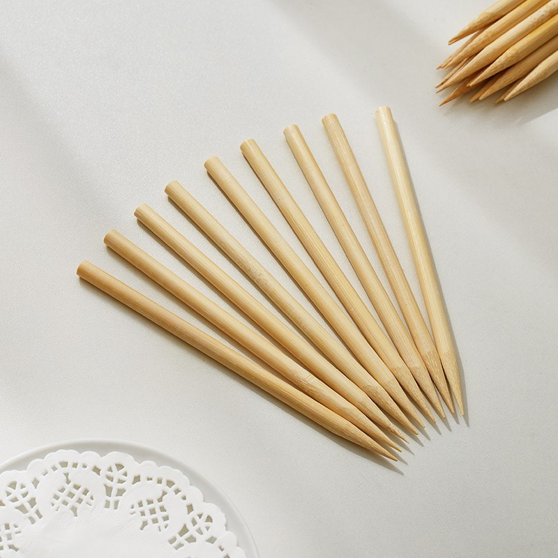 速发烧烤签子加粗签竹7.0mm15cm商用一次竹性签手工制作短签图片