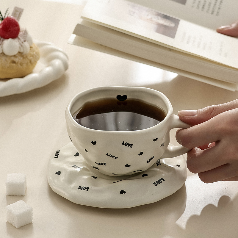 速发杯奢马克杯家早杯新款2024小众设计感轻子办公室喝水用餐咖啡