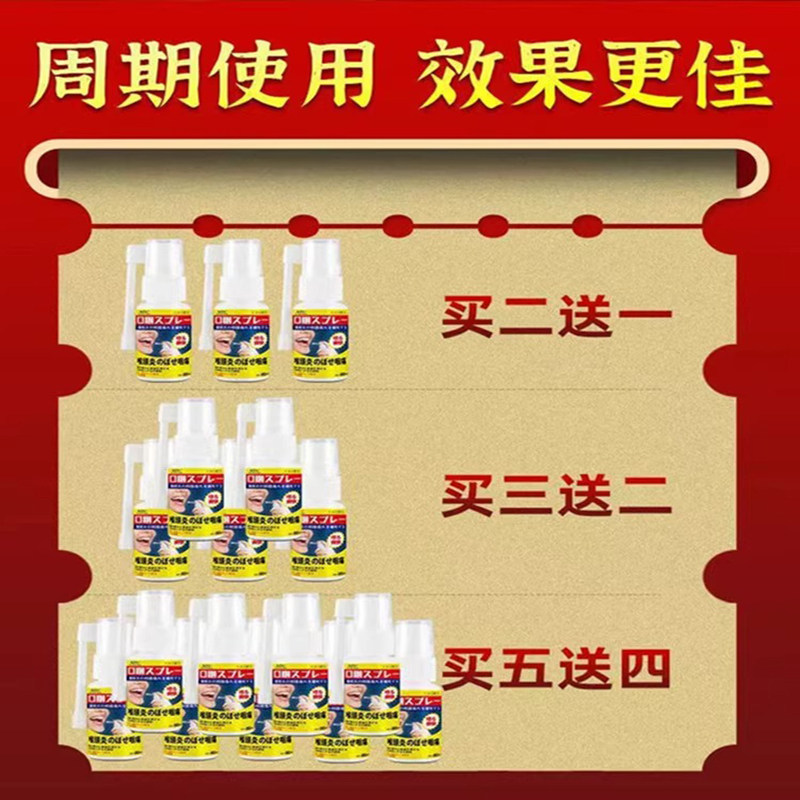 速发日本咽炎慢性咽炎除根咽喉炎药神器喉咙痒异物感专用喷剂