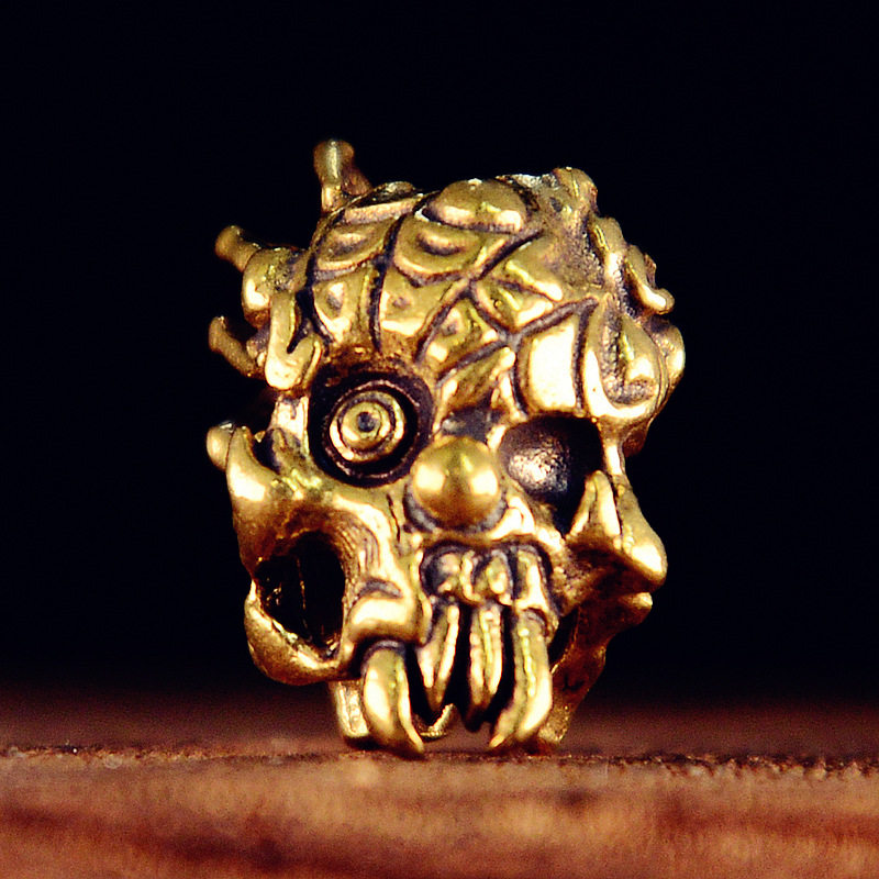 创意霸气骷髅蜘蛛EDC伞绳坠