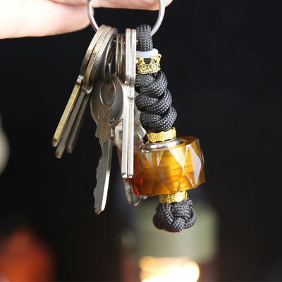 黄铜复古挂绳吊坠随身EDC推牌