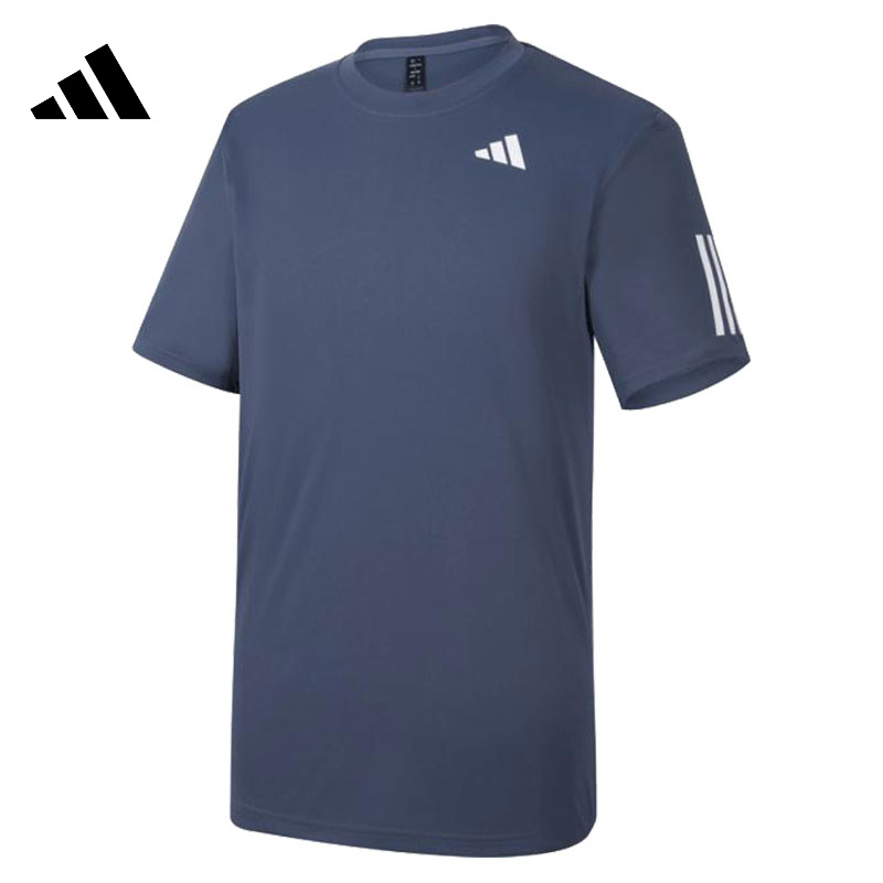 adidas阿迪达斯男子CLUBSMU3STEE圆领短袖T恤IY3218