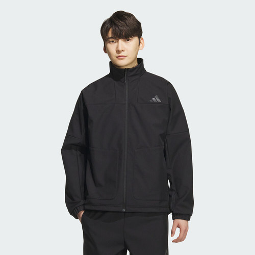 adidas阿迪达斯男子运动训练休闲梭织立领外套KR8296