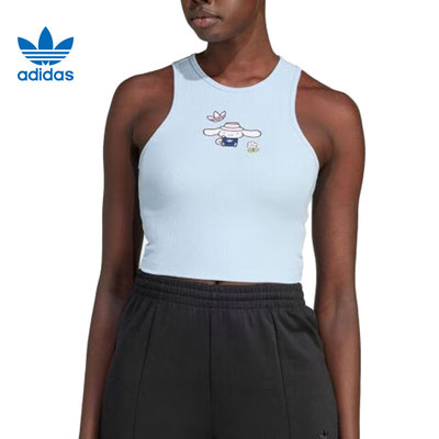 adidasOriginals阿迪三叶草女子TANKTOPC运动薄运动背心JG8052