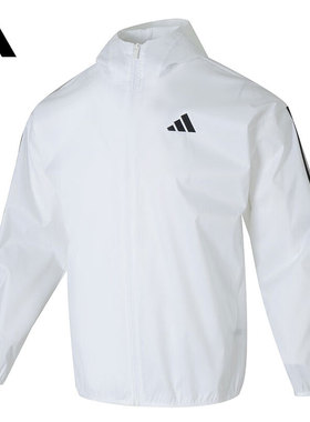 adidas阿迪达斯男子M 3S WB Ripstop运动健身夹克外套JF3682