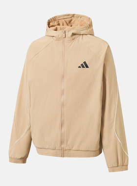 adidas阿迪达斯男子运动训练休闲连帽夹克外套KC2856