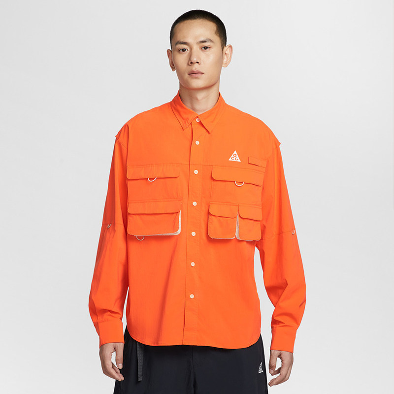 NIKE耐克男子AS U ACG DFADV运动休闲长袖衬衫HJ2466-819