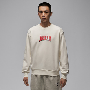 NIKE耐克男子jordan运动休闲印花针织圆领套头衫卫衣IR0111-133