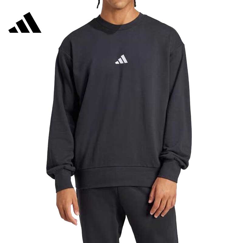 adidas阿迪达斯男子M FEELCOZY SWT针织运动卫衣JE3837