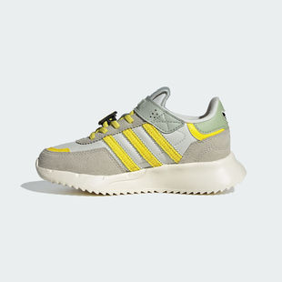JS2471 休闲鞋 adidas阿迪达斯三叶草女小童RETROPY F2魔术贴运动鞋