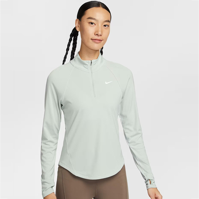 NIKE耐克女子运动训练健身跑步修身半拉链长袖T恤HV2843-034
