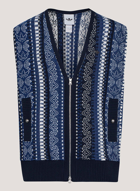 adidas阿迪达斯三叶草男子TOUR VEST运动休闲马夹KU6909