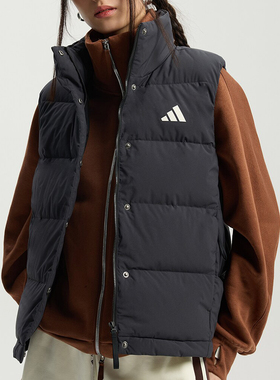 adidas阿迪达斯女子W HELIONIC VEST运动休闲羽绒马甲KH3973