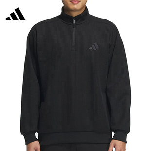 adidas阿迪达斯男子M SWEAT休闲宽松黑色针织运动卫衣JY6949