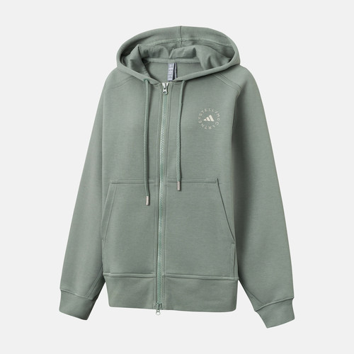 adidas阿迪达斯女子运动训练休闲拉链连帽夹克外套JW9723