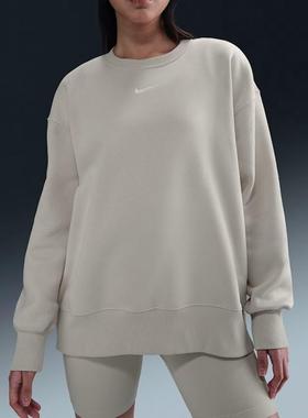 NIKE耐克女子运动训练休闲圆领套头衫卫衣FZ4271-104