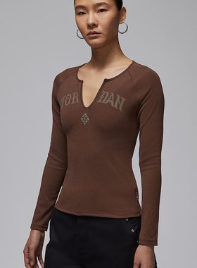 NIKE耐克女子AS W J  LS KNIT TOP运动休闲长袖T恤IQ3964-216