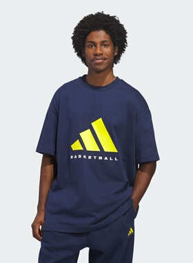 adidas阿迪达斯男女ADIDAS SS TEE运动休闲短袖T恤KB7559