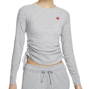 RIB NSW 063 NIKE耐克女子AS CRP针织运动长T恤HV8728