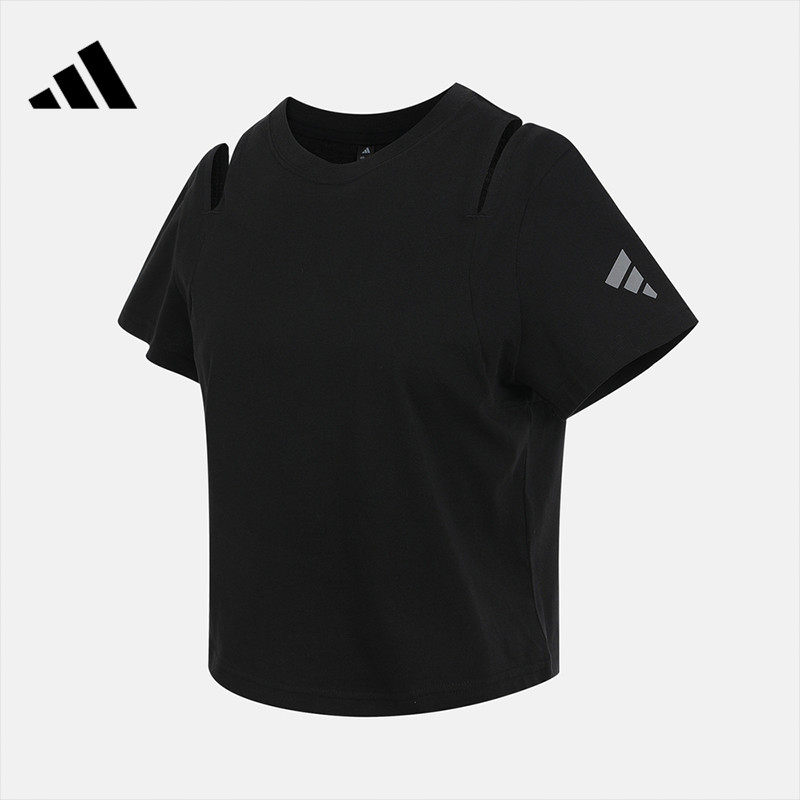 adidas阿迪达斯女子FOS REG TEE SS运动休闲短袖T恤KF0691