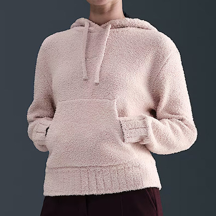 NIKE耐克女子运动休闲针织连帽套头衫卫衣HV2769-667