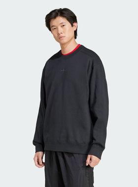 adidas阿迪达斯三叶草男子运动休闲圆领套头衫卫衣JC9574